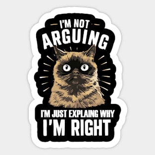 I'm just explaining why I'm right Sticker